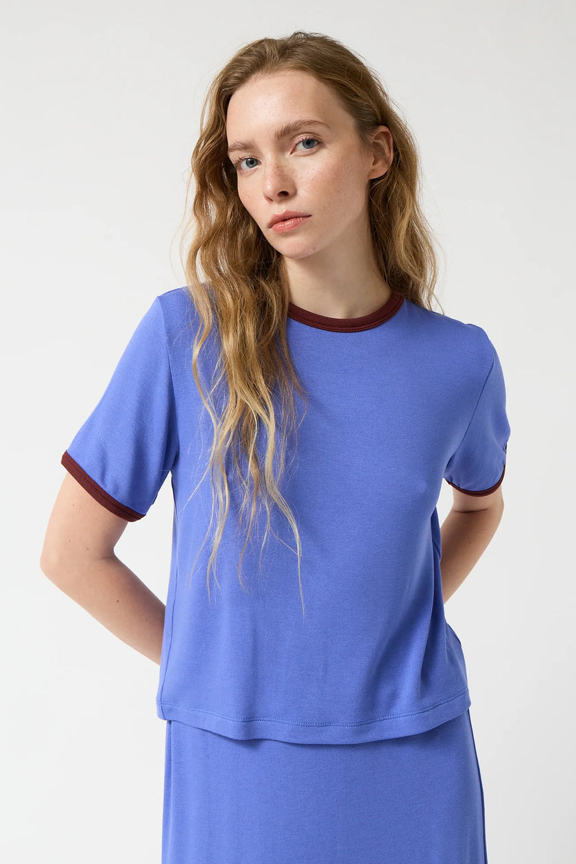 Bean T-shirt in Blueberry