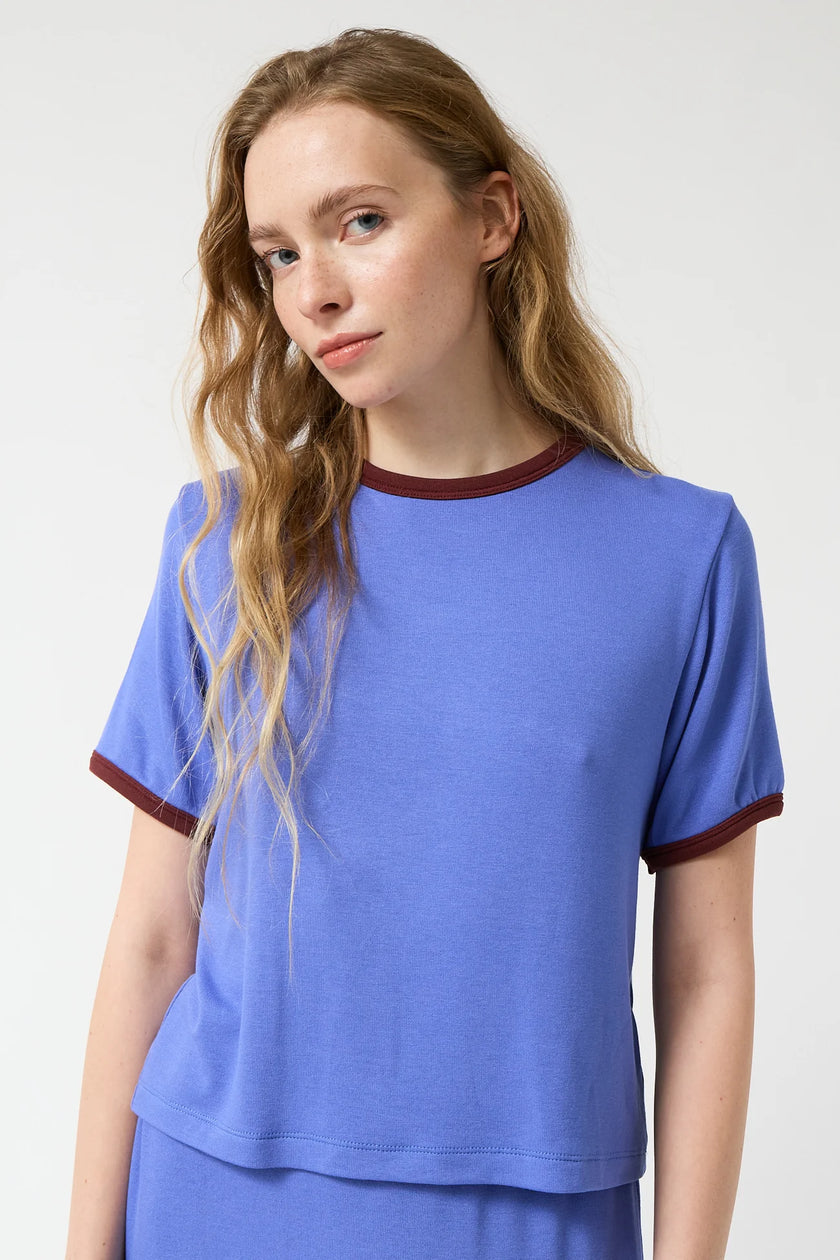 Bean T-shirt in Blueberry