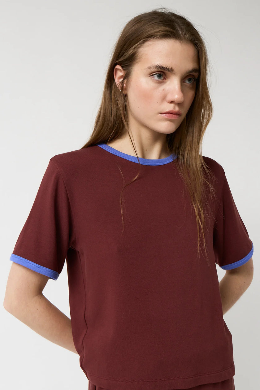 Bean T-shirt in Burgundy