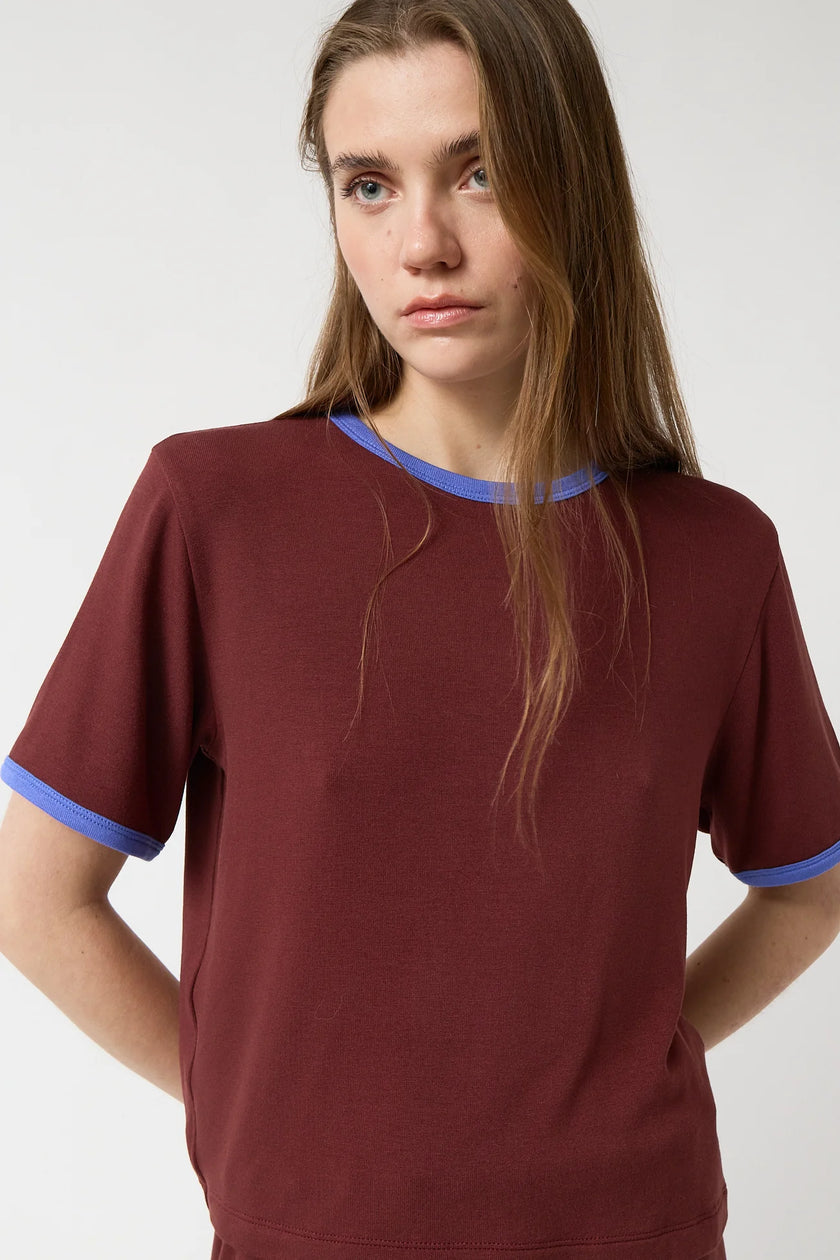 Bean T-shirt in Burgundy