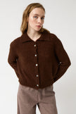 Praline Cardigan in Brown