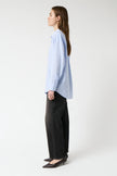 Salty Shirt in Green and Blue Stripes