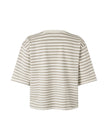 Emrys T-shirt in Island Fossil Sugar Stripe