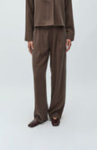 Daniello Pants in Chocolate Brown