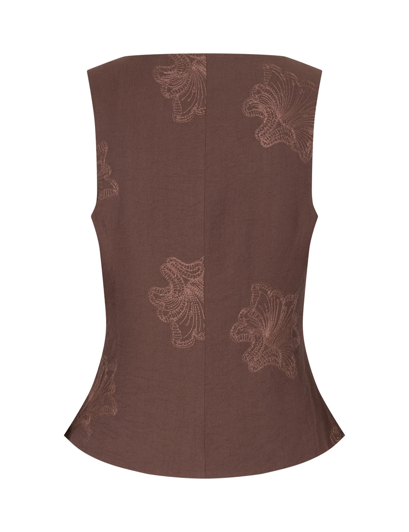 Meliora Blazer in Warm Brown