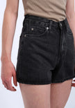 Nora Shorts in Retro Black