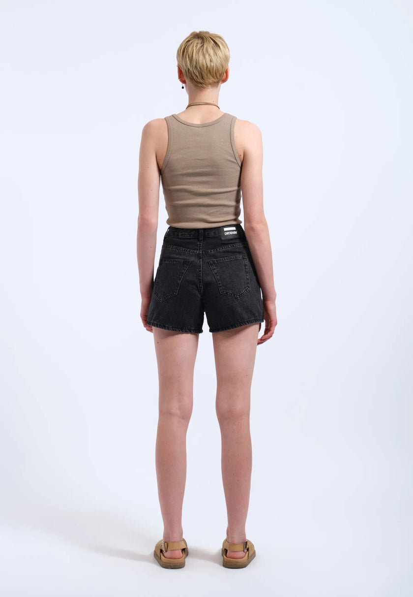 Nora Shorts in Retro Black