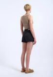 Nora Shorts in Retro Black