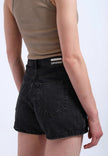 Nora Shorts in Retro Black