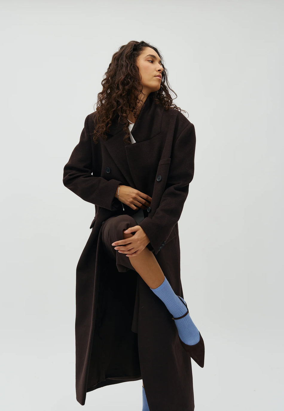 Nesima Wool Coat in Java