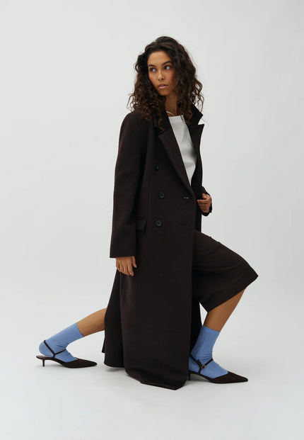 Nesmina Lava Wool Coat in Java