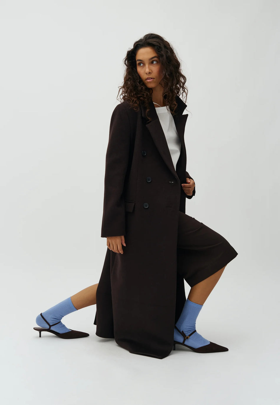 Nesima Wool Coat in Java
