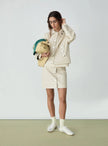Lena Ecru Short Skirt