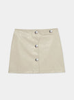 Lena Ecru Short Skirt