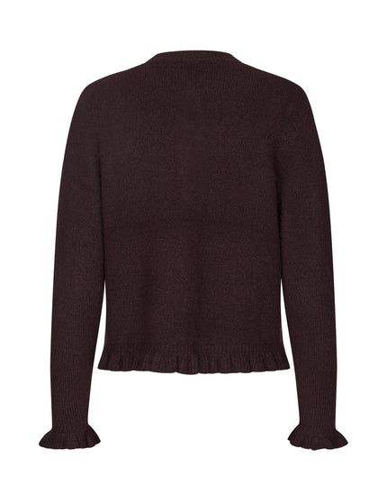 Celandia Knit in Deep Purple Melange