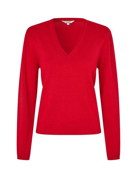 Ruthie Knit in Red Aura