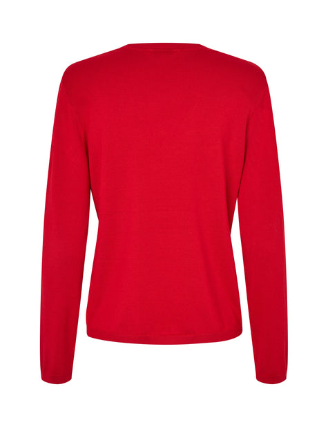 Ruthie Knit in Red Aura