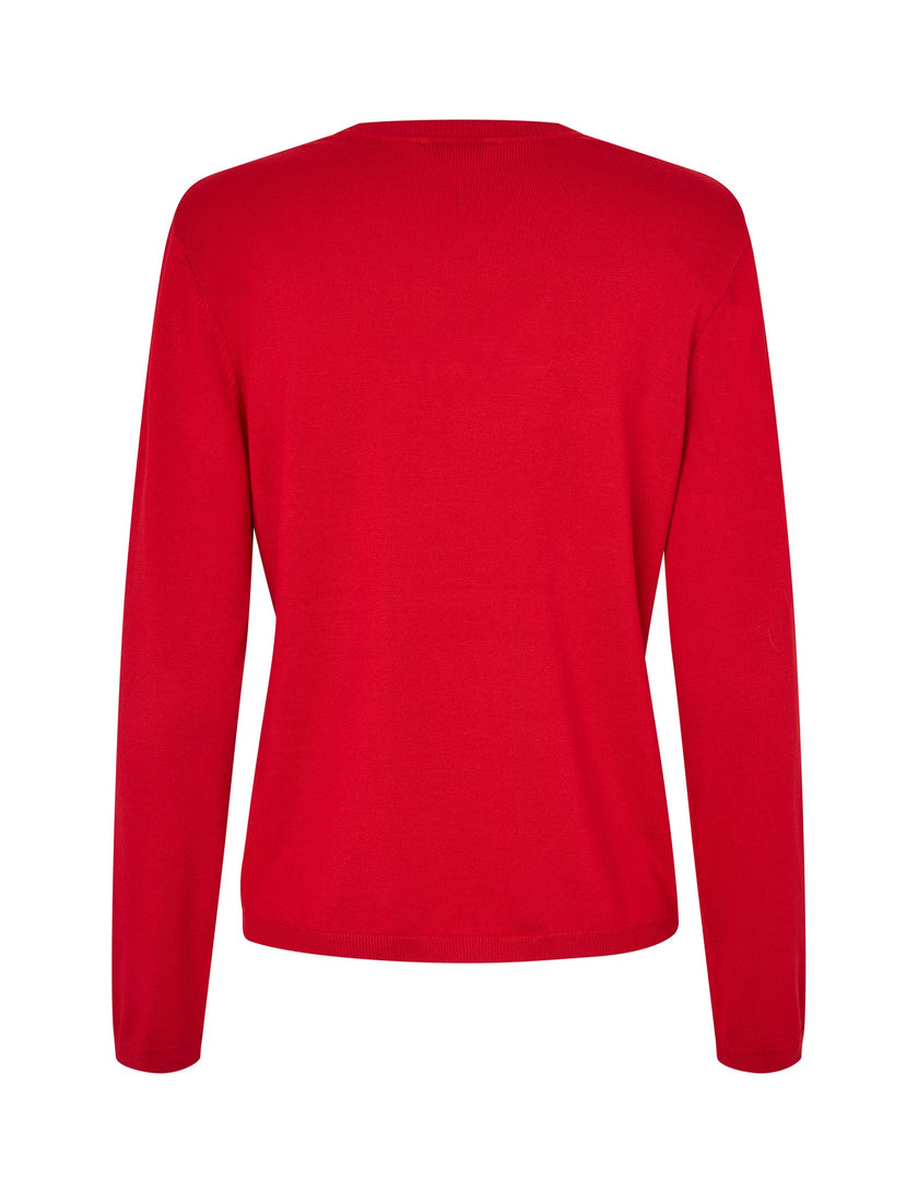 Ruthie Knit in Red Aura