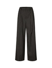 Emeli Marbel Pants in Black Brown Pinstripe