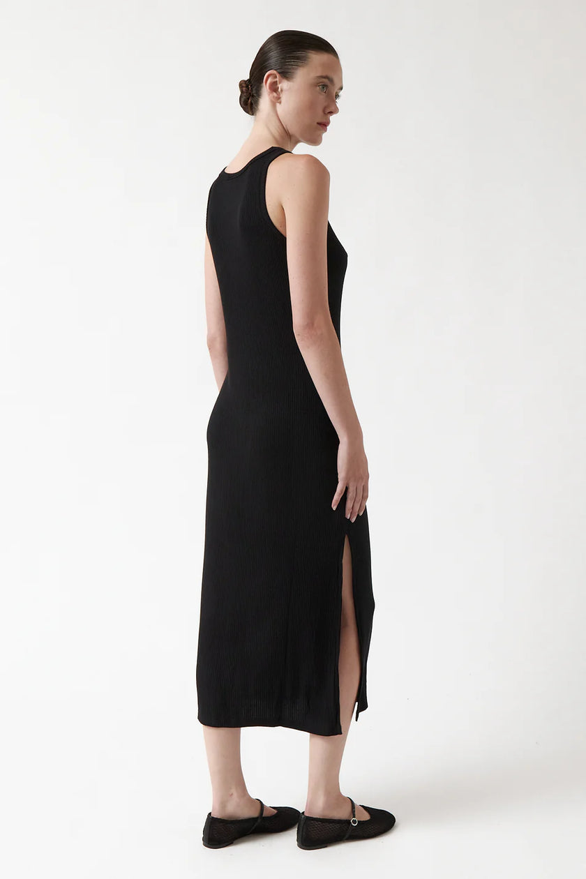 Lula Halter Dress in Black