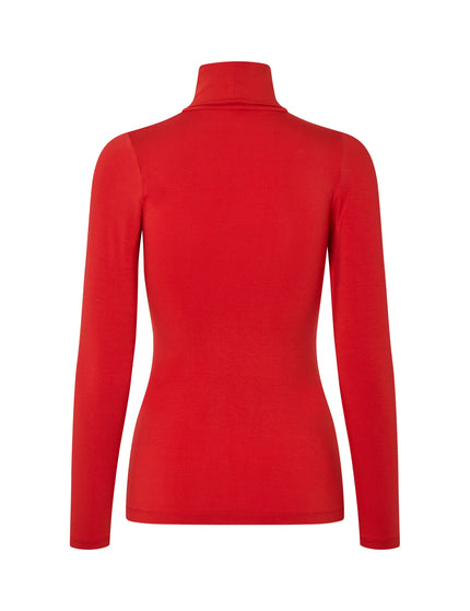Ina Basic Top in Red Aura