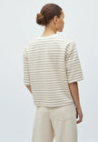 Emrys T-shirt in Island Fossil Sugar Stripe
