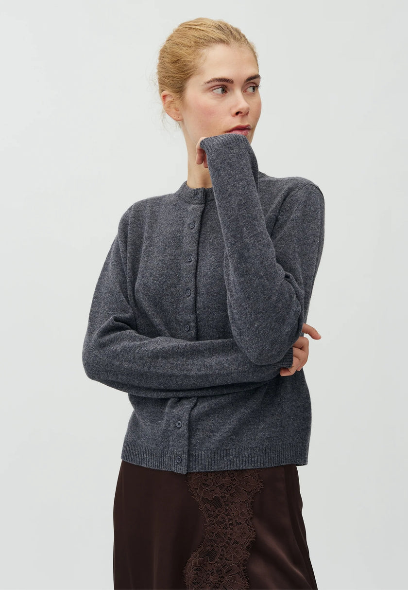 Averie Knit in Dark Grey Melange