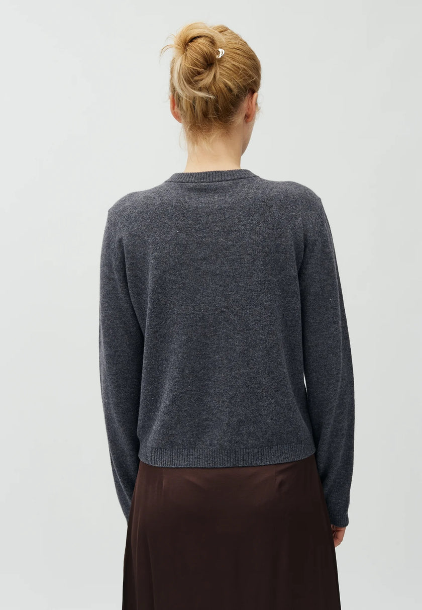 Averie Knit in Dark Grey Melange