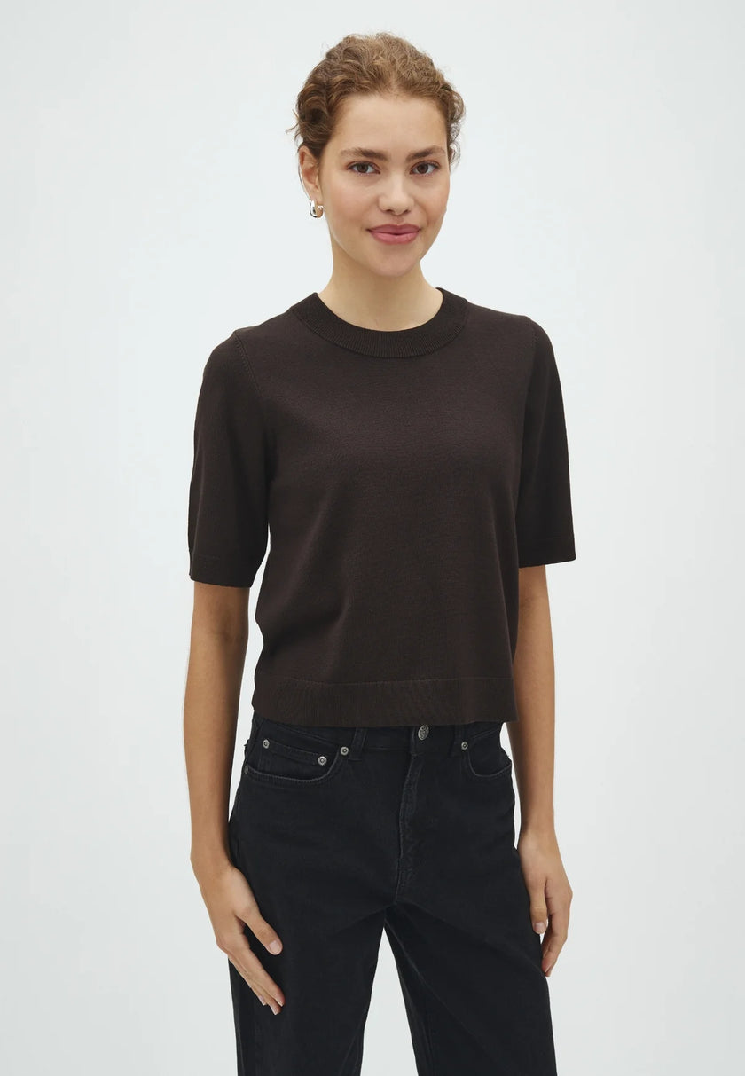 Carla Knit Blouse in Java