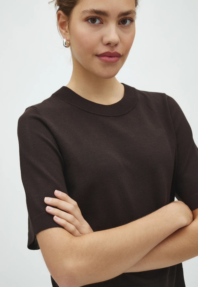 Carla Knit Blouse in Java