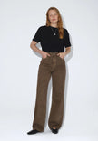 Donna High Relaxed in Washed Olive