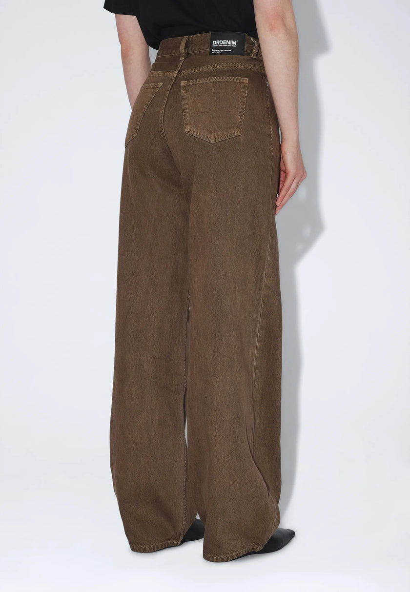 Donna High Relaxed in Washed Olive