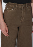 Donna High Relaxed in Washed Olive