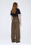 Donna High Relaxed in Washed Olive