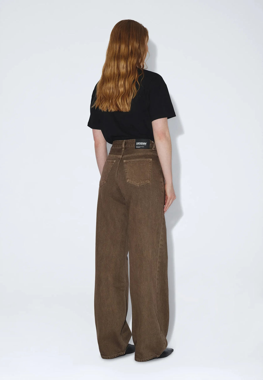 Donna High Relaxed in Washed Olive