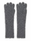 Fandea Long Gloves in Grey Melange