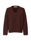 Gillian Knit in Deep Maroon