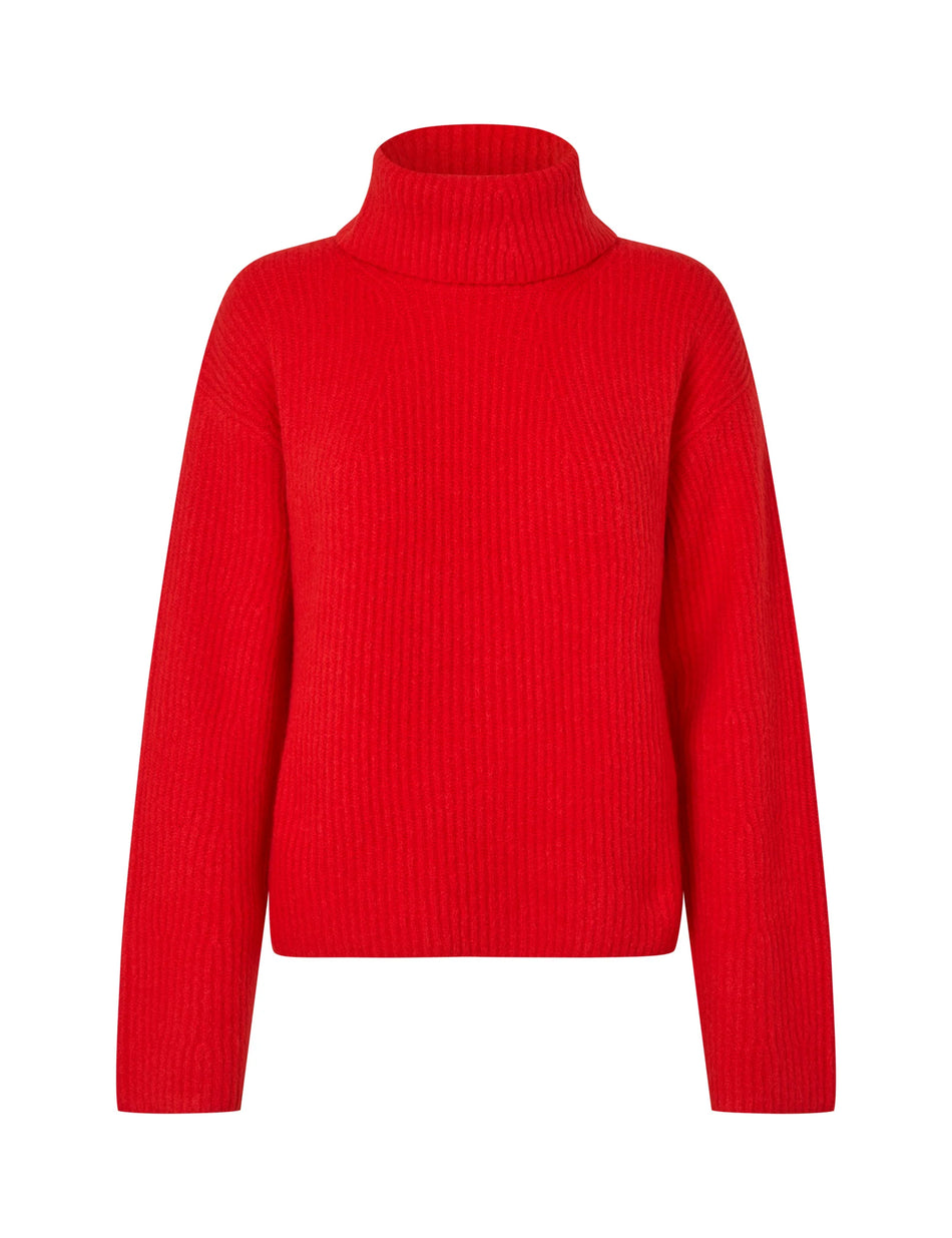 Kemina Knit in Deep Red