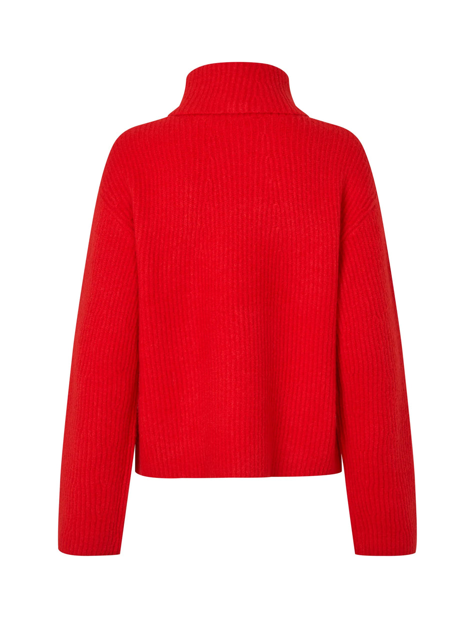 Kemina Knit in Deep Red