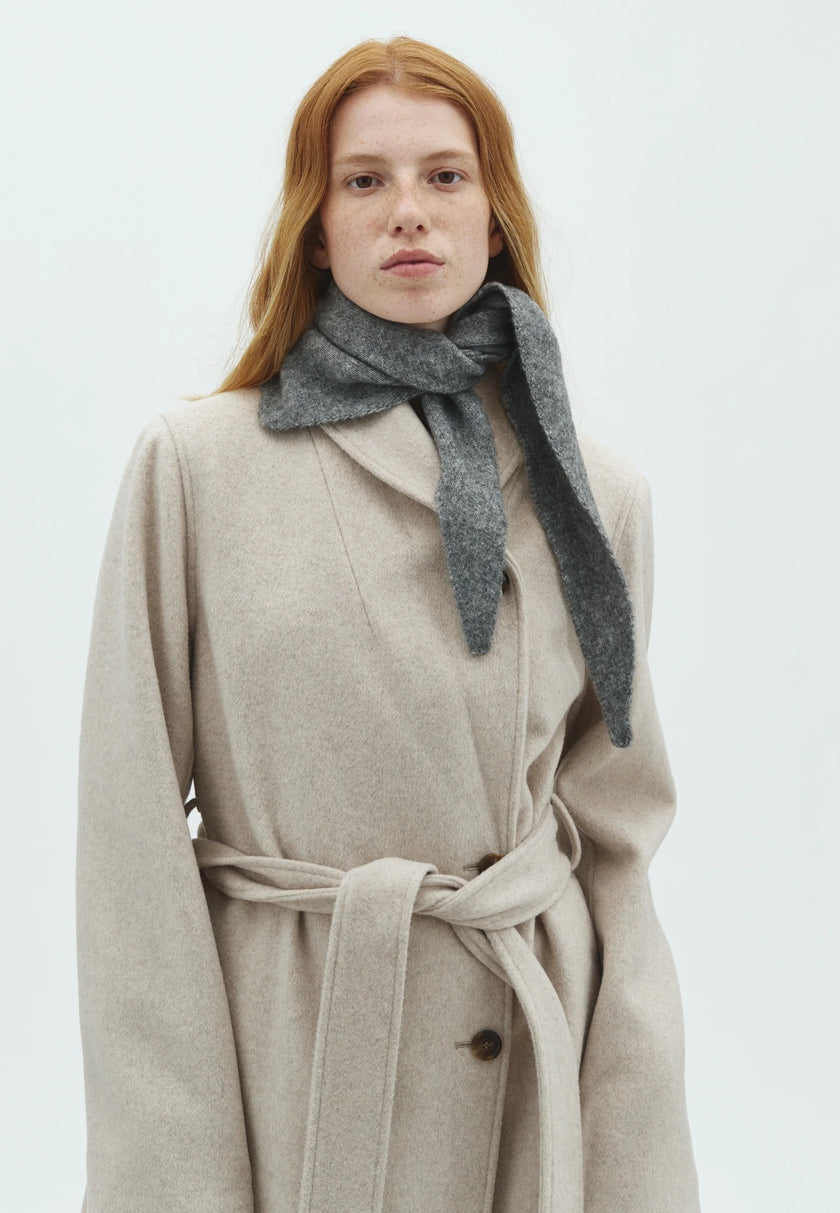 Ziggiette Scarf in Medium Grey Melange