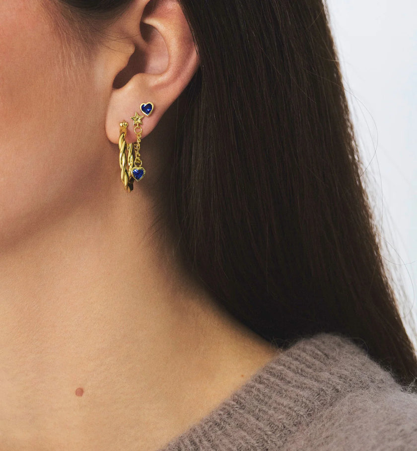 Large Twisted Hoops Anna Nina