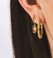 Large Twisted Hoops Anna Nina