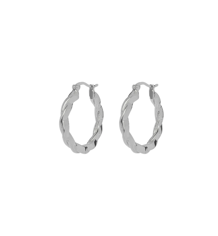 Large Twisted Hoops Anna Nina