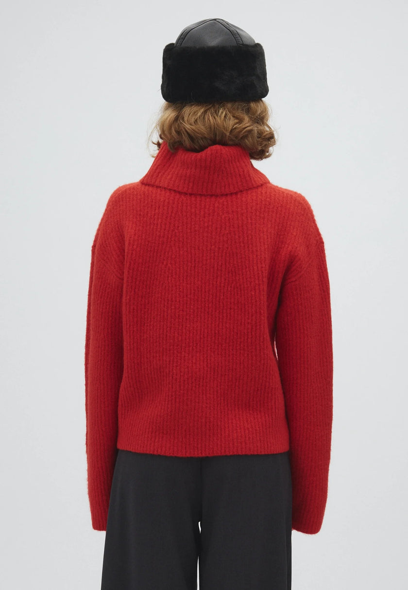 Kemina Knit in Deep Red