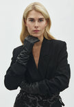 Holy Leather Gloves in Black