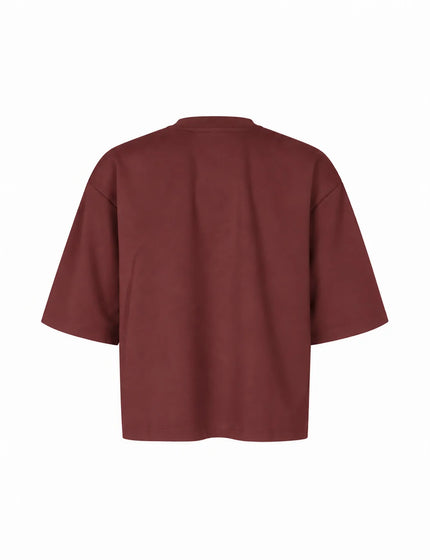 Emrys T-shirt in Maroon Noir
