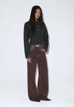 Rhue Low Wide Washed Aubergine