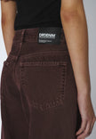 Rhue Low Wide Washed Aubergine