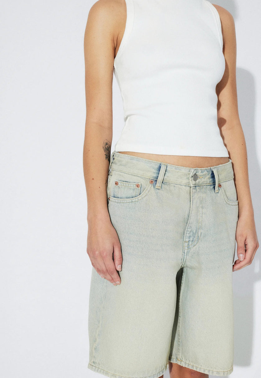 Asra Shorts in Stream Light Sand