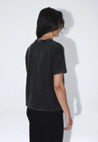 Talia Tee in Black Fog